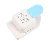 Housoutil Máquina de Troquelado para Manualidades y Scrapbooking Perforadora de Etiquetas para Etiquetas y Banderas
