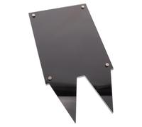 Housoutil Marco de Fotos para Tumba de 5x7 Pulgadas, Acrílico Negro | Decoración de Cementerio y Jardín Conmemorativo, Resistente a UV y Clima, Apertura Fácil, 31x16cm