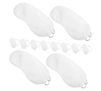 Housoutil Máscara para Dormir de Poliéster Satinado, 12 Piezas, Antifaz Ligero para Ojos Que Bloquea la Luz, Adecuado para Viajes y Descanso Nocturno