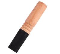 Housoutil Mazo Resistente y Fácil de Sostener, Tamaño Mediano de Cuenco Tibetano Hecho a Mano en Cuero Marrón para Instrumentos Musicales Budistas