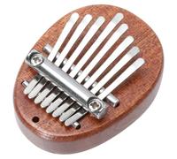 Housoutil Mini Kalimba Piano de Pulgar Portátil de Madera Fácil de Tocar y Transportar, Adecuado para Principiantes 8 Tonos y Regalos Elegantes