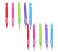 Housoutil Mini Lápices Mecánicos de PP Fáciles de Llevar con Borrador Integrado 10 de 0,7 Mm Útiles Escolares Versátiles para Dibujo y Escritura Profesionales