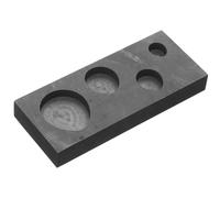 Housoutil Molde de Grafito para Fundición de Oro y Plata, Resistente a Altas Temperaturas, Molde para Lingotes de Metal No Ferroso, Herramienta para Fundición de Metal Artesanal,