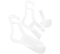 Housoutil Molde para Calcetín de Acrílico 2piezas para Tejer Manual, Duradero y Ajustable, Adecuado para Proyectos DIY y Asegurar Forma y Tamaño en Medias