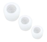 Housoutil Moldes de Silicona para Mousse Rosas 3d Pequeños, Medianos y Grandes, Molde para Fondant y Pasteles, Reutilizable, Antiolor, Adecuado para Manualidades y Repostería Creativa