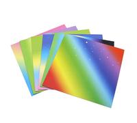 Housoutil Papel de Origami Formato Cuadrado 174 Hojas de Doble Cara , Coloridas y Seguras para Manualidades Creativas y Actividades de Interacción entre Padres E Hijos