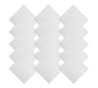 Housoutil Papeles de Filtro Cualitativos Cuadrados 15 Absorción Media y Lenta Papel Blanco y Accesorios de Filtrado para Laboratorio para Experimentos
