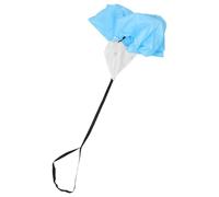 Housoutil Paraguas de Resistencia para Entrenamiento de Velocidad 1.5x1.5 M, Poliéster Azul, Equipo de Fútbol y Atletismo para Mejorar Fuerza y Rapidez en Competición