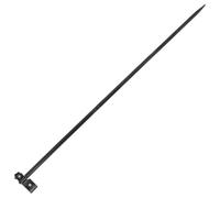 Housoutil Parasol de Playa con Anclaje de Arena 3 Secciones de Hierro Negro | Pinza y Estructura Desmontable, Compatible con Mástiles y Sombrillas de Patio, Fiesta Verano