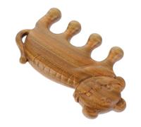Housoutil Peine De Madera De Tigre Para Masaje Del Cuero Cabelludo Estático Ligero De Textura Natural Para Relajación