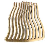 Housoutil Peine para El Pelo de Novia Simple Y Aerodinámico con Pinza Curva para Peinar Accesorio Elegante para La Cabeza para Bodas