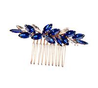 Housoutil peines tocados de novia para boda accesorios pelo mujer tiara peine de cristal tocado de diamantes de imitación ojo de caballo Accesorios para el cabello Pedazo de cabello Perder