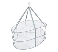 Housoutil Perchero Plegable Multifuncional para Secar Ropa Red Colgante de 3 Capas Adecuado para Balcón y Apartamento Secadora de Ropa Colgante para Calcetines y Prendas Delicadas