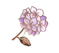 Housoutil Pin Esmaltado de Aleación Púrpura Diseño Elegante y Simple Cómodo y Resistente para Ropa de Mujer Adecuado para Escote y Bufandas