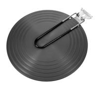 Housoutil Placa Adaptadora de Inducción de Aluminio Negra Diseño Plegable para Cocina, Distribuye el Calor de Manera Uniforme y Mejora la l Cocinar Varios Estilos