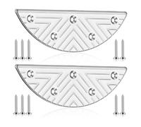 Housoutil Placas de Reparación del Talón para Hombre, Almohadillas Metálicas de Hierro en Forma de Media Luna para Botas y Zapatos, Antideslizantes, Duraderas y Compatibles con Tacones
