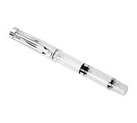Housoutil Pluma estilográfica de plástico con punta flexible y relleno de pistón, pluma de agua para principiantes en caligrafía, pintura y dibujo, 1 unidad
