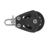 Housoutil Polea Giratoria Simple de Acero Inoxidable y Nailon, Rueda de Polea para Navegación y Paseo en Barco, Cojinete de Alta Carga, Accesorio Resistente para Deportes Estilo Aleatorio