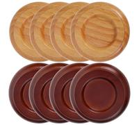 Housoutil Protectores para Patas de Piano de Madera Marrón Amortiguación y Reducción de Ruido, 8 Piezas Redondas para Suelos en Apartamentos y Casas de Varios Niveles