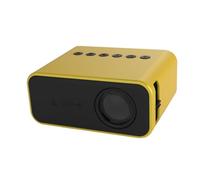 Housoutil Proyector Mini Proyector Doméstico Portátil Reproductor De Películas Multimedia Altavoces Compatible iOS para Cine Casa y Fiestas UE