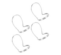 Housoutil Púas Metálicas Flexibles Diseño Ergonómico, Accesorio Adecuado para Interpretación Musical y Guitarra Folk, Juego de 4 para Pulgar E Índice