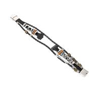 Housoutil Pulsera Para Reloj Retro De Metal Con Cuentas Compatible Con Fitbit Inspire Diseño Étnico Diy Pro Práctica y Cómoda Color Negro