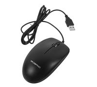 Housoutil Ratón USB Ergonómico con Cable Y Agarre Cómodo Y Silencioso para Juegos en La Oficina Y La Escuela