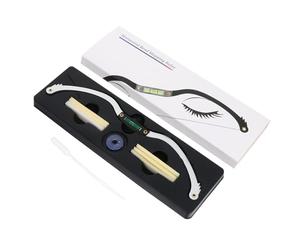 Housoutil Regla Herramienta para Medir Posición de Cejas Diseño de Escala Clara para Cejas de Metal Plata Adecuado para Maquillaje y Perfilado Preciso