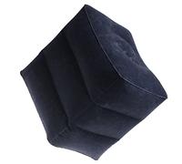 Housoutil Reposapiés Inflable Ajustable Viaje Hinchable de Tres Reclinable y Compacto Aviones y Trenes Circulación y Reduce