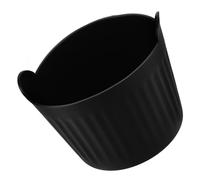 Housoutil Revestimiento Calentador de Cera de Silicona Taza Calentadora de Cera Reutilizable 200ml Negro Antiadherente Fácil de Limpiar para Depilación