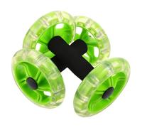 Housoutil Rodillo Abdominal Doble Rueda para Entrenamiento en Casa con Agarre Sincronizado y Material Pp para Equilibrio Mejorado y Rodaje Suave en Sala de Estar