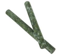 Housoutil Rodillo Amasador de Jade Auténtico Verde, Material Resistente y Ergonómico, Adecuado para Amasar Masa y Preparar Wonton Wrappers en Cocina Doméstica