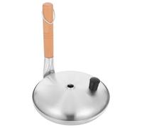 Housoutil Sartén Japonesa Antiadherente Mango Vertical y Tapa, Mini Olla de Cocina 7.87X6.29X6.29 Pulgadas, Adecuada para Cocina Inducción y Gas, para Padres E Hijos Cocinando Juntos