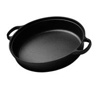 Housoutil Sartén y Olla de Hierro Fundido Grueso sin Recubrimiento, Mango Ergonómico y Fondo Engrosado, para Uso Versátil en Cocina Japonesa, Camping y Guisos