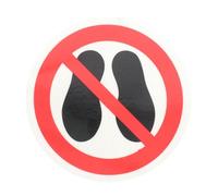 Housoutil Señal Adhesiva de Advertencia No Pisar, Pegatina de Seguridad Resistente al Agua, 1 Unidad, Material Duradero para Interiores y Exteriores, Uso Industrial y Áreas Públicas