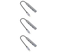 Housoutil Separador De Cable De Concentración De Línea De 3 Uds Concentrador USB 2 0 Concentrador Extensor USB De Carga Adaptadores Cargador Adaptador De Unidad