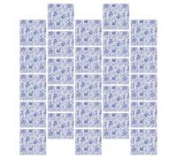 Housoutil Servilletas de Papel Vintage Motivos Azules, 100 Unidades, Decorativas para Fiesta, Bodas y Hotel, Papel Absorbente, Servilletas Elegantes para Recepción y Banquetes