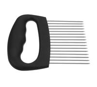 Housoutil Soporte para Cortar Cebolla Grande de Acero Inoxidable 304 16 Agujas Herramienta Auxiliar para Picar Verduras Adecuado para Tomates Cítricos Patatas y Aguacates Cocina