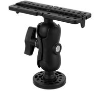 Housoutil Soporte para Sonda de Pesca Giratorio y Ajustable para Kayak, Base de Montaje Multifuncional en Nylon y Silicona, Accesorio Resistente para Deportes Acuáticos y Pesca