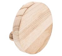 Housoutil Soporte pequeño de madera para plantas de interior, soporte para plantas suculentas, expositor de velas aromáticas, estante redondo para cocina, organizador decorativo