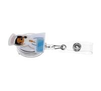 Housoutil Soporte Retráctil para Insignias Multi Función con Clip para Enfermeras y Personal Portador de Tarjetas Id Anime Accesorio Práctico para Oficina