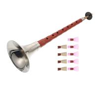 Housoutil Suona Profesional China en Clave D, Instrumento de Viento de Madera para Principiantes, Fácil de Tocar, 1 Set para Uso en Clases y Presentaciones, Color Aleatorio