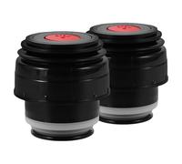 Housoutil Tapa Hermética para Termo 500-1200 Ml con Interruptor Repuesto para Vaso de 45 MM Resistente a Fugas Tapa Interior Negra con Borde Rojo Adecuado para Viajes y Actividades al
