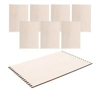 Housoutil Telar Soporte para Creatividad de Madera Rectangular 8 Piezas y Control Fácil de Medición para Manualidades DIY en Casa