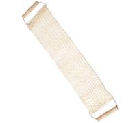 Housoutil Toalla Exfoliante de Sisal Mango de Madera Estropajo de Baño Verde para Cuerpo y Espalda Paño Exfoliante Ajustable para Ducha y Cuidado Corporal