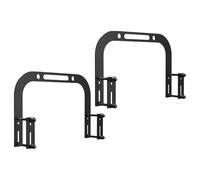 Housoutil Topes Deslizantes para Colchón Metálicos Ajustables, Soporte Antideslizante para Ropa de Cama, Pinzas Estabilizadoras 2 Piezas para Marco de Cama, Retén Colchón Seguro y