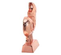 Housoutil Trofeo de Fútbol Chapado en Oro, Modelo de Copa Decorativa 10x4x15 Cm, Recuerdo Deportivo, Premio al Mejor Jugador, Trofeo para Torneo y Exhibición