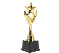 Housoutil Trofeo Estrella Infantil de Plástico Ligero, para Premiar la Participación en Competencias de Elocuencia y Juegos Festivos para