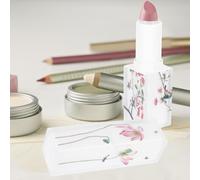 Housoutil Tubo de Lápiz Labial Fresco 4 Piezas Envase Cuadrado Semitransparente Mate Diseño Clásico Chino Contenedor Compacto para Bálsamo y Crema Labial Adecuado para Almacenamiento y