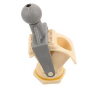 Housoutil Válvula de Compuerta para Extractor de Miel Grifo Plástico Gris para Cubo Apícola Cierre Hermético sin Fugas Accesorio Duradero para Colmenas y Equipo de Apicultura